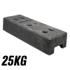 Baliza PVC dubla fata 250X1000mm CL1/CL2 + baza cauciuc vulcanizat 15kg/25kg/28kg