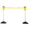 Stalp PVC cu banda retractabila
