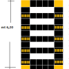 Treceri de pietoni suprainaltate PVC H=7cm
