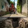 Covor de trecere peste sant cu excavatie max. 90cm si cu o greutate de max. 3.5T