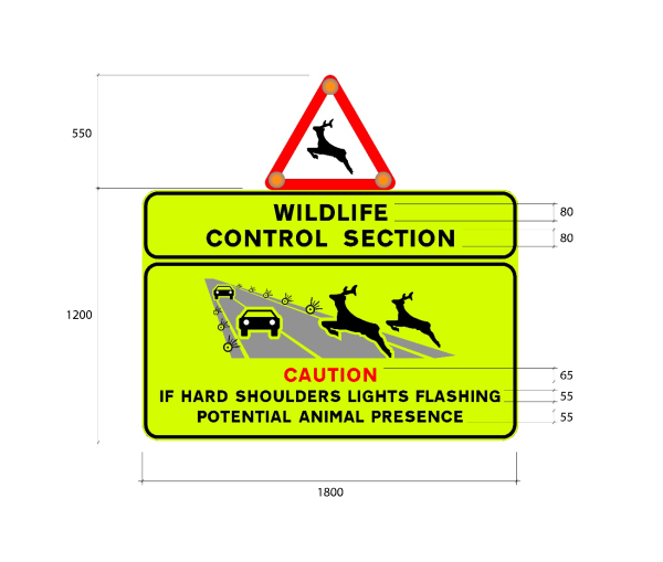 Sistem inteligent de balize anti-accidente cu animale salbatice