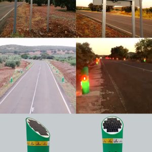 Mod de functionare sistem balize anti-animale — detectare vehicul si animal simultan in sectorul protejat