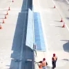 Parapet median demontabil automat - sistem deschidere de urgenta